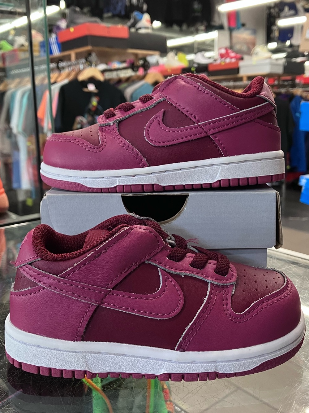 Nike Dunk Low TD Team Red Sweet Beet Size 7C